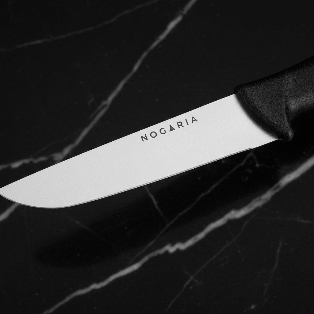 Cuchillo Carnicero NOGARIA 20 cm – Mango Inyectado, Precisión Profesional