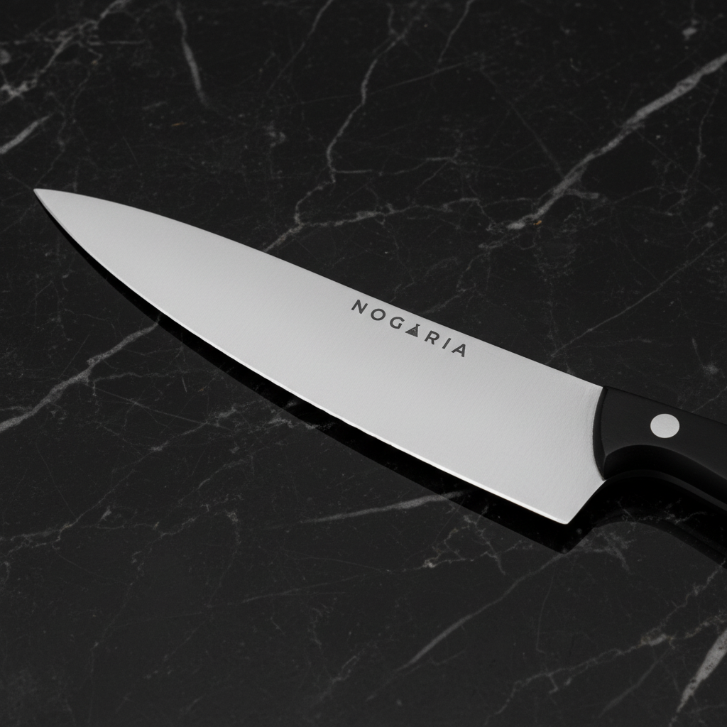 Cuchillo Chef Profesional Nogaria 20 cm Punta Aguda – Precisión Absoluta y Estilo Premium