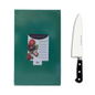 Pack Profesional NOGARIA – Cuchillo Chef Forjado 20 cm + Tabla de Polietileno 530x325x20 mm