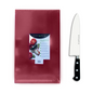 Pack Profesional NOGARIA – Cuchillo Chef Forjado 20 cm + Tabla de Polietileno 530x325x20 mm