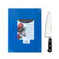 Pack Profesional NOGARIA – Cuchillo Chef Forjado 20 cm + Tabla de Polietileno 400x300x20 mm