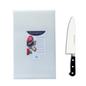 Pack Profesional NOGARIA – Cuchillo Chef Forjado 20 cm + Tabla de Polietileno 530x325x20 mm