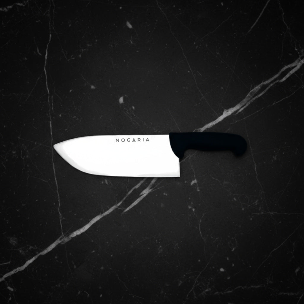 Cuchillo Chef Ancho 20 cm NOGARIA | Acero MOVA Profesional con Mango Inyectado