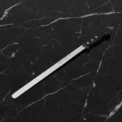 Cuchillo Jamonero Alveolado NOGARIA 30 cm – Corte Profesional para Jamón Ibérico