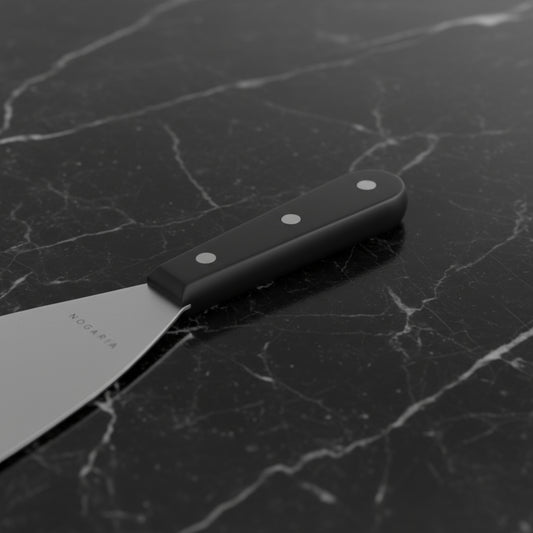 Espátula de Plancha Flexible 12 cm NOGARIA | Acero Inoxidable Profesional para Hostelería