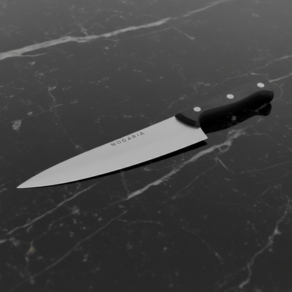 Cuchillo Chef Profesional Nogaria 20 cm Punta Aguda – Precisión Absoluta y Estilo Premium